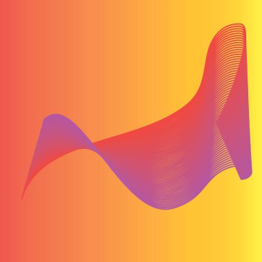 Eğri çizgiler biçiminde soyut doku arkaplanı