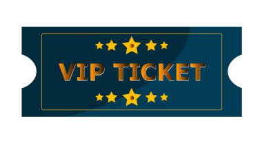 Giriş biletinin vektör resmi