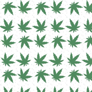 Esrar ve marihuana yaprakları