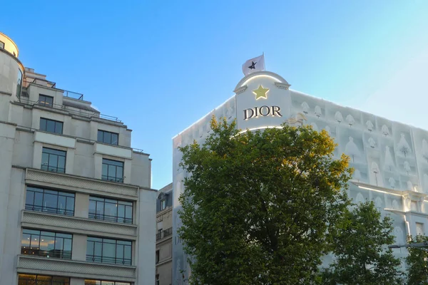 París Francia Julio 2022 Tienda Dior Los Campos Elíseos Famosa — Foto de Stock
