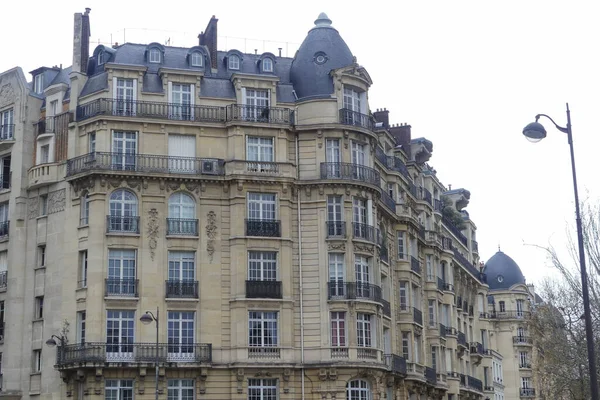 Paris France April 2023 Typical Parisian Residential Building City Center — Stock Photo, Image