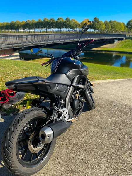 Grigny France Novembre 2022 Modèle Moto Datant 2020 Avec 125 — Photo