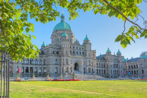 stock image View of Legislative Assembly building in Victoria, British Columbia, Canada.