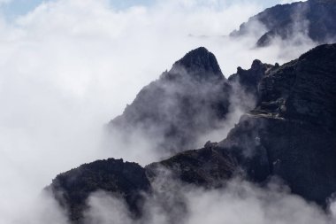 Pico Ruivo, Madeira 'da bir volkan.