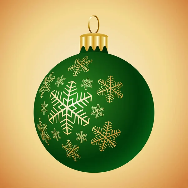 Weihnachtsschmuck Illustration Isoliert Weihnachtsbaum Glänzende Christbaumkugel Illustration Weihnachtsdekoration — Stockvektor