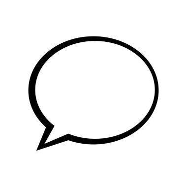 Çizgi roman için konuşma balonu. Kelimeler balon vektör illüstrasyonu. Çizgi roman bulutu. El çizimi pankart