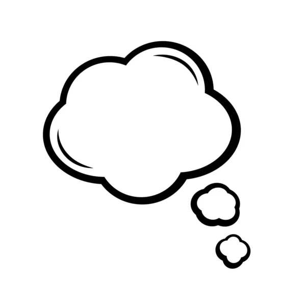 Bolha Fala Para Banda Desenhada Palavras Balão Ilustração Vetorial Nuvem — Vetor de Stock