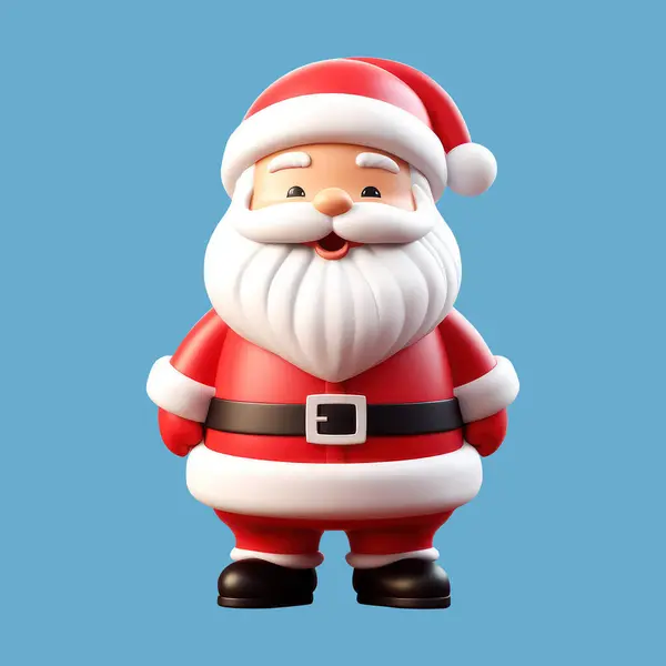 Weihnachtsmann Illustration Rendern Cartoon Figur Weihnachtsmann Spielzeug Weihnachtsmann Kunst Isoliert — Stockfoto