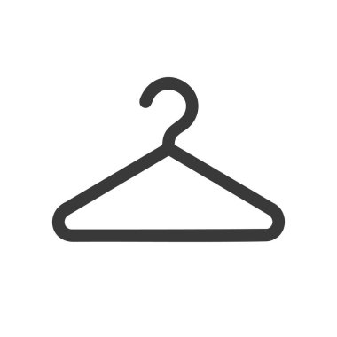 Askı simgesi. Vektör satırı illüstrasyonu