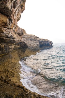Girit 'teki güzel deniz manzarası