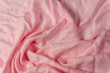 Mor / Pembe kırışık kumaş arkaplan.