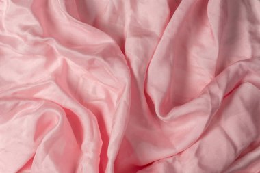 Mor / Pembe kırışık kumaş arkaplan.