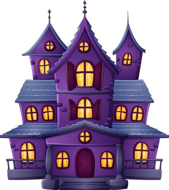 Çizgi film hayaleti evi. 