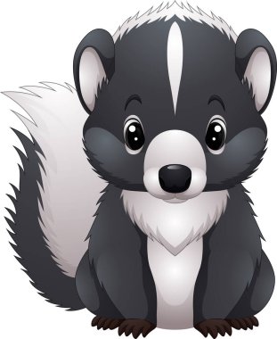 Şirin kokarcanın vektör çizimi