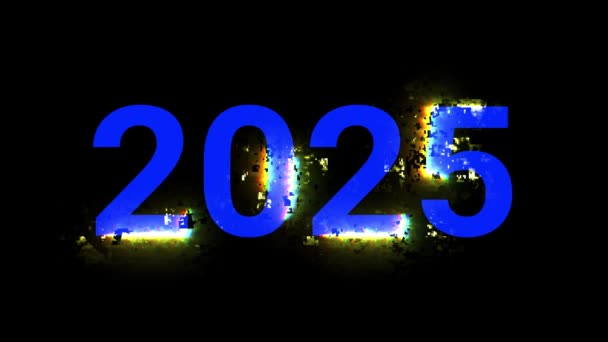 Rok 2025 Stylu Rdzy Żelaza — Wideo stockowe