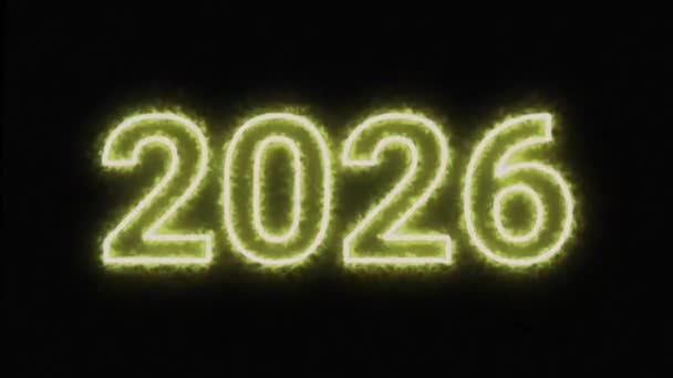 Ano 2026 Estilo Antigo — Vídeo de Stock