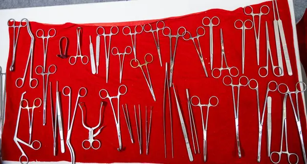 Cerrahi operasyonlar ve tıbbi ihtiyaçlar için değişik makas ve cımbız çeşitleri sunulmaktadır..