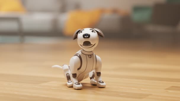 Słodki Pies Zabawki Skorumpowany Powoli Stają Się Niebezpieczne Wściekły Czerwonymi — Wideo stockowe