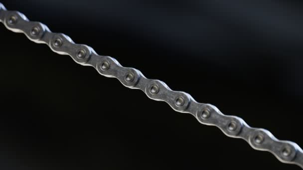 Animation Bicycle Chain Being Twisted Stretched One Link Finally Brakes — Stock Video