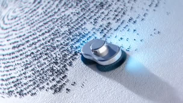 스튜코 지문을 제거하는 현미경 세탁기 증거는 미래의 기술의 정교한 조각에 — 비디오