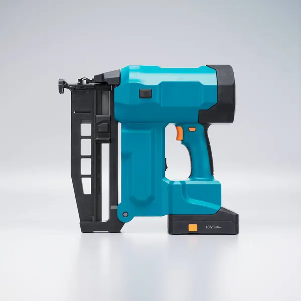 Rendering Image Features Brand New Rotary Hammer Modern Design Turquoise — Stock Photo, Image