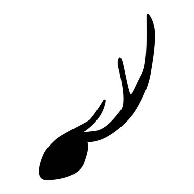 Soyut Geyik Tasarımı, Avcılık Clipart Vektörü, Vahşi Fısıltılar