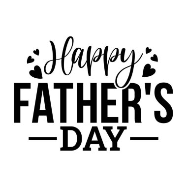 Babalar Günün kutlu olsun, Küçük Kalpler ve Dekoratif Fışkırtmalarla Kalpli Çizim Tasarımı