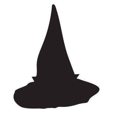 Sivri uçlu Cadı Şapkası Vektör İllüstrasyonu