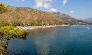 Yaz mevsiminde Antalya Adrasan Sahili. Türkiye