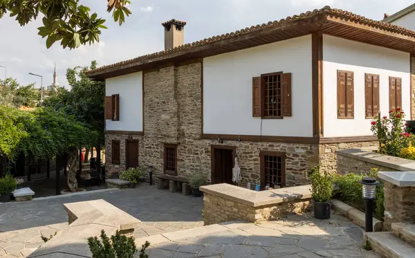 Birgi, Odemis, İzmir Türkiye 10 Temmuz 2024: Cakiraga Köşkü, 1761 yılında inşa edilen ve bugün müze olarak kullanılan Osmanlı sivil mimarisinin bir örneği