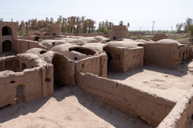 Shahdad Kerman Iran 20 Eylül 2024: Ziaratgah Kalesi, İran 'ın Kerman ilinin Şehdad kasabasındaki Lut Çölü' nde yer almaktadır.