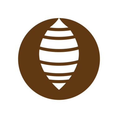 Koza illüstrasyon logo vektör tasarımı