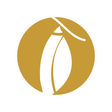 Koza illüstrasyon logo vektör tasarımı