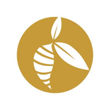 Koza illüstrasyon logo vektör tasarımı