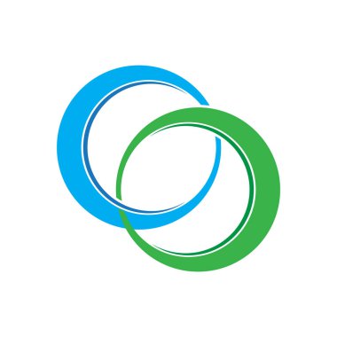 çember logo şablon vektör tasarımı