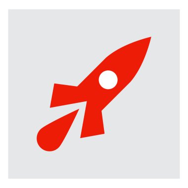 Roket Logosu Vektör Sembolü Doğa Tasarımı