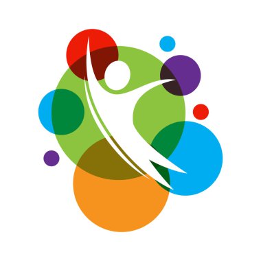 Evlat Edinme ve Toplum Bakımı Logo şablonu vektör simgesi