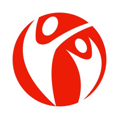 Evlat Edinme ve Toplum Bakımı Logo şablonu vektör simgesi