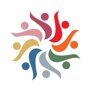 Evlat Edinme ve Toplum Bakımı Logo şablonu vektör simgesi