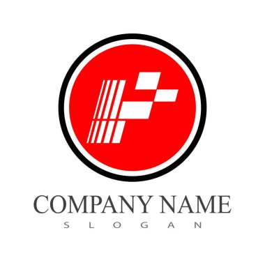 Yarış bayrağı simgesi basit tasarım illüstrasyon vektörü