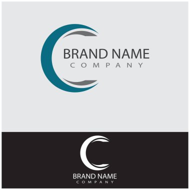 Daire vektör düz dizayn şablonu logosu