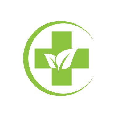 Tıbbi Haç illüstrasyon Logo şablon vektör tasarımı