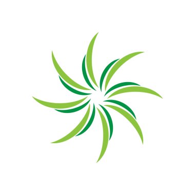 Daire vektör düz dizayn şablonu logosu