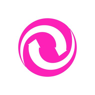 Daire vektör düz dizayn şablonu logosu