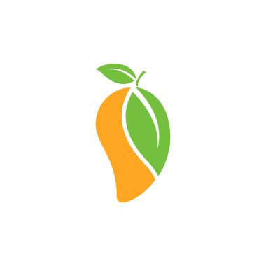 Mango logo şablon vektör ikonu tasarımı İllüstrasyonu