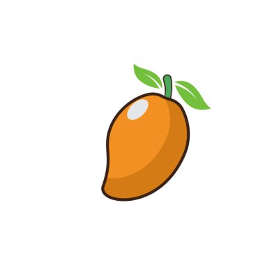 Mango logo şablon vektör ikonu tasarımı İllüstrasyonu