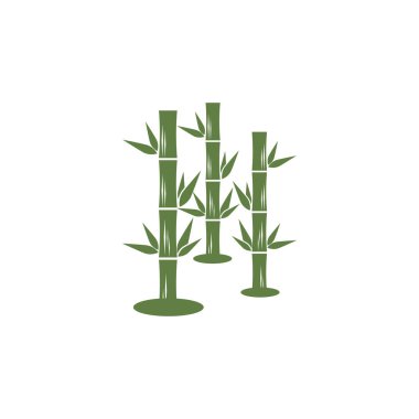 Bambu Logo Şablonu vektör çizimi tasarımı