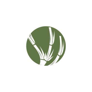 Bambu Logo Şablonu vektör çizimi tasarımı