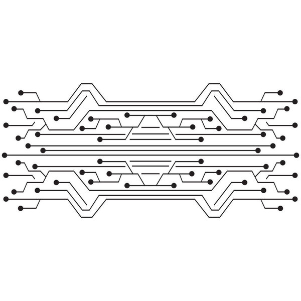 Circuit Logo Template vector illustration icon design