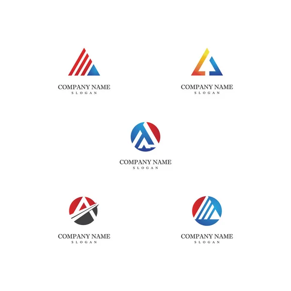 Harfi Logo Şablonu Vektör Resimleme Tasarımını Ayarla — Stok Vektör
